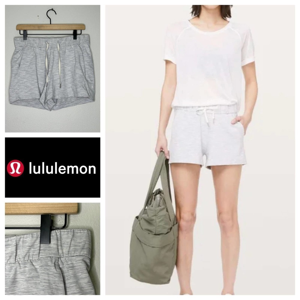 Lululemon On The Fly Short 2.5" Wee‎ Are From Space Nimbus Battleship 8
